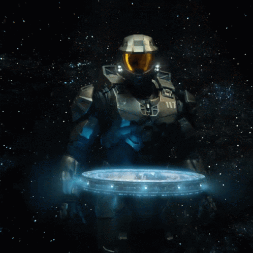 Outer Space Master Chief GIF