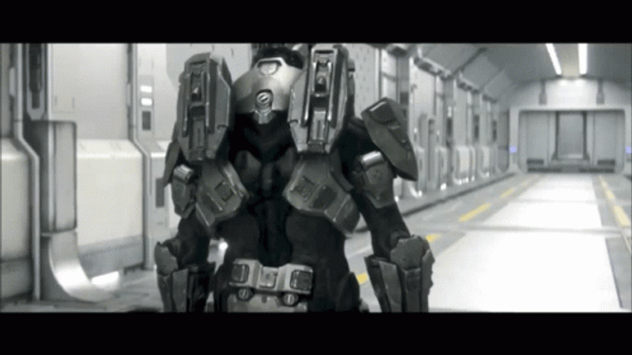 Master Chief Walking GIF
