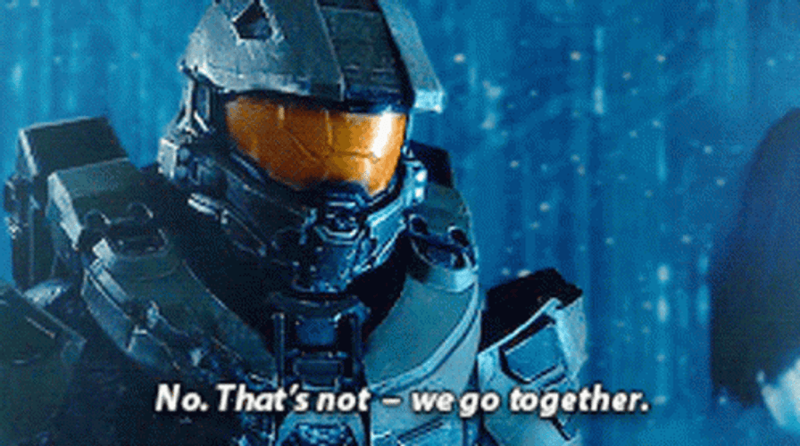 Master Chief We Go Together GIF