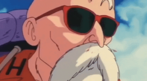 Master Roshi Slight Nose Bleed GIF