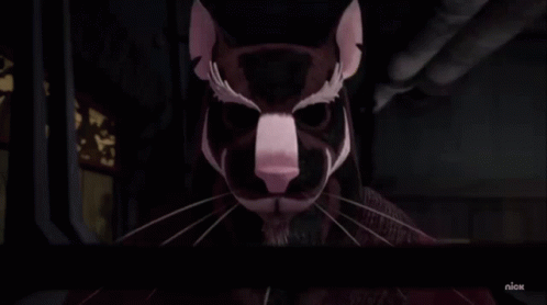 Master Splinter Tmnt Walking Exercising Focused GIF