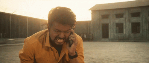 Master Tamil Angry Phone Talk GIF