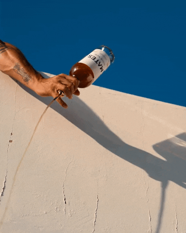 Mates Rum Spilling Rooftop GIF