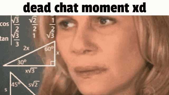 Math Lady Meme Confused Thinking Dead Chat Moment GIF