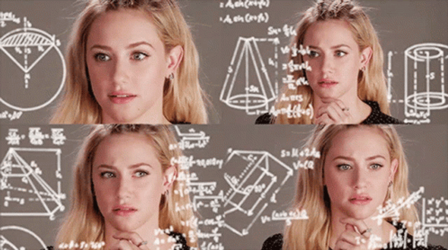 Math Lady Meme Thinking Amadeus Confused GIF
