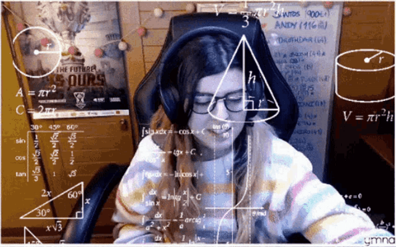 Math Lady Meme Confused Thinking Wait A Minute GIF