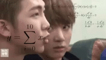 Math Lady Meme Thinking Jungkook GIF