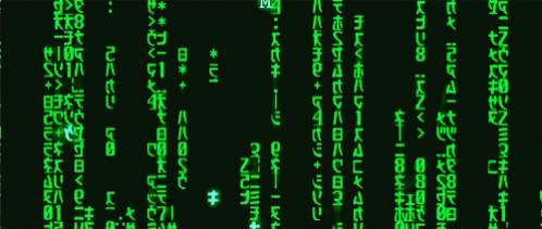 Matrix Code 498 X 211 Gif GIF