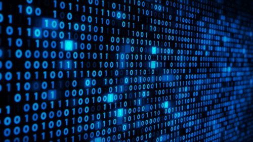 Matrix Code Blue Phyton GIF