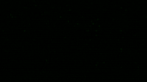 Matrix Code Hacking Neon Cat GIF