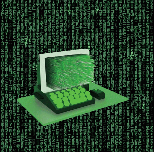 Matrix Code Nin Computer GIF
