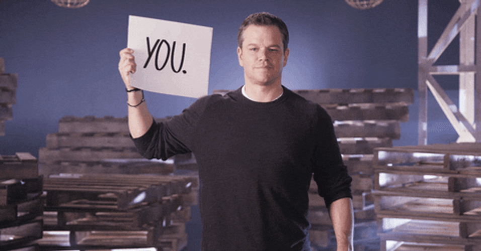 Matt Damon GIF
