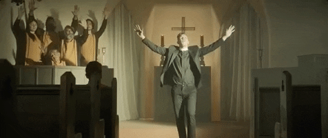 Matt Maeson Praising In Church GIF