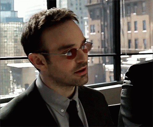Matt Murdock Talking Daredevil GIF