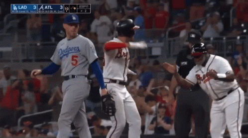 Matt Olson Freddie Freeman Friendly Greetings GIF