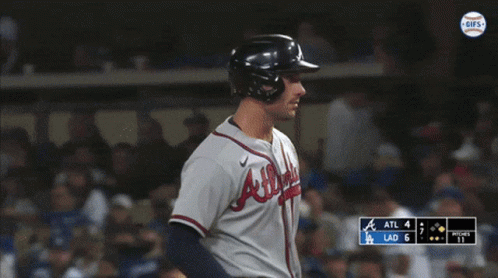 Matt Olson Freddie Freeman Nodding Smiling GIF