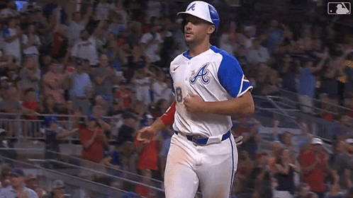 Matt Olson Running Clap GIF