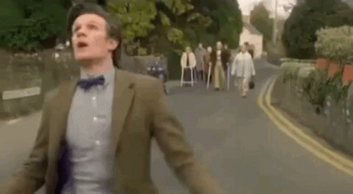 Matt Smith Drunk Stumbling GIF