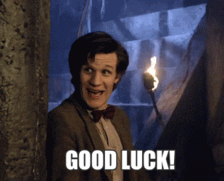 Matt Smith Good Luck Meme GIF