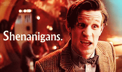 Matt Smith Shenanigans GIF