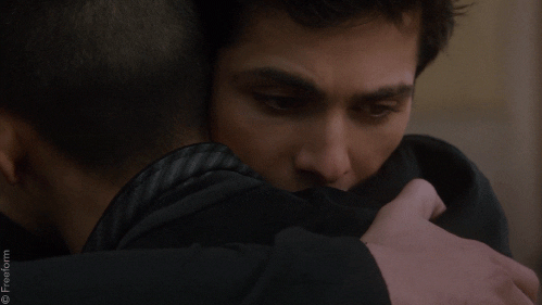 Matthew Daddario Hug GIF