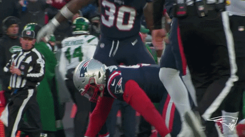 Matthew Judon Crawling Sack Celebration Dance Move GIF