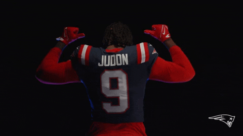 Matthew Judon Proud Jersey Number GIF