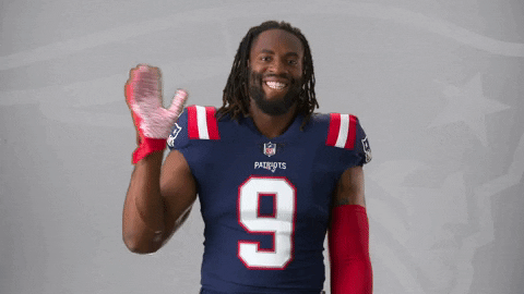Matthew Judon Smiling Waving GIF