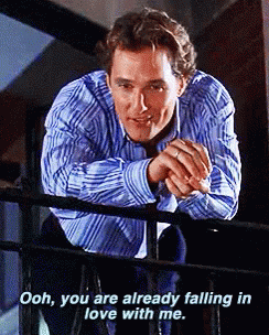 Matthew Mcconaughey Falling In Love With Me GIF