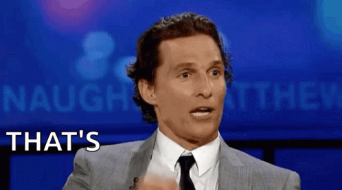 Proud Matthew Mcconaughey Interview GIF