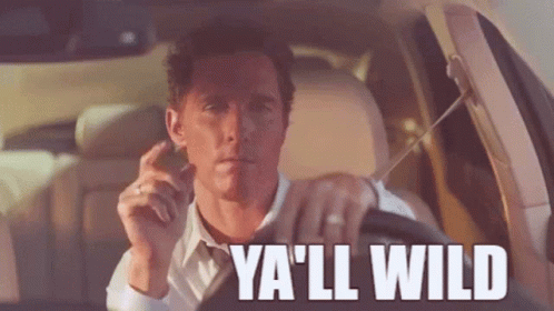 Matthew Mcconaughey You All Wild GIF