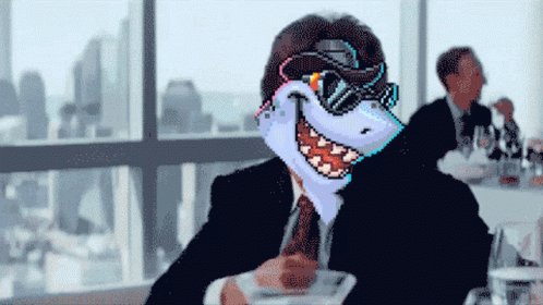 Matthew Mcconaughey Shark Head Wolf Of Wall Street GIF