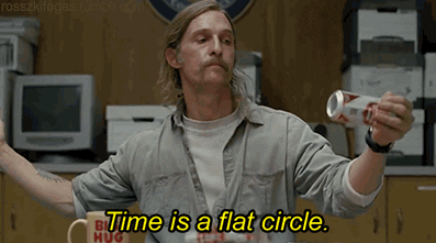 Matthew Mcconaughey Time Is A Flat Circle GIF