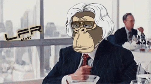 Matthew Mcconaughey Wolf Of Wall Street Ape Nft GIF