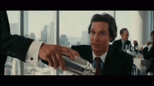 Matthew Mcconaughey Wolf Of Wall Street Rotating Hand GIF