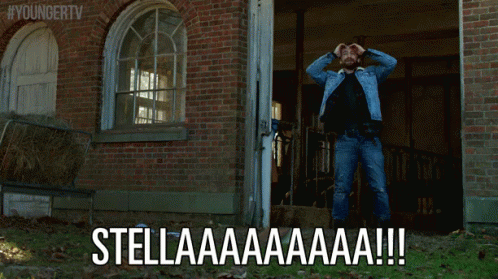 Matthew Morrison Screaming Stella Younger GIF