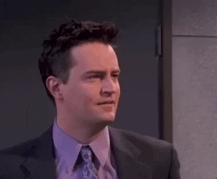 Matthew Perry Inhaling Smokey Cigarette GIF