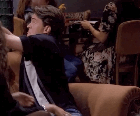 Matthew Perry Quick Espresso Sip GIF