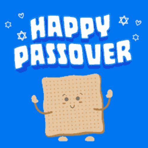 Matzo Cracker Wishing Happy Passover GIF