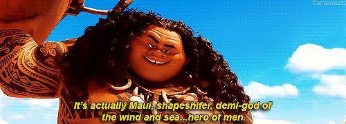 Maui The Demi God Shapeshifter GIF
