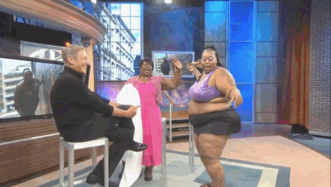 Maury Laughing At Guest's Dancing GIF