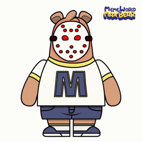 Max Bear Jason Mask Friday The 13th Meme GIF