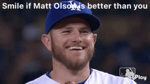 Max Muncy Smile If Matt Olson Better GIF