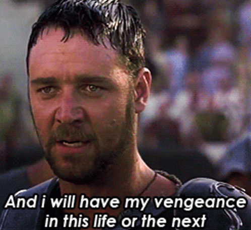 Maximus Having Vengeance Gladiator Scene GIF