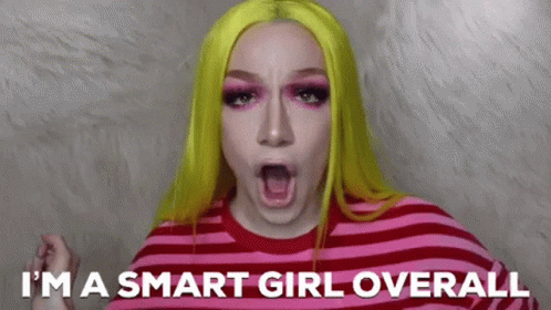 Maxxy Rainbow I'm A Smart Clever Girl GIF
