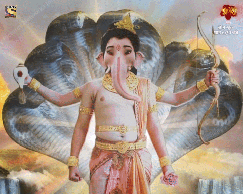 May Ganesh Bless You 3d Animation GIF