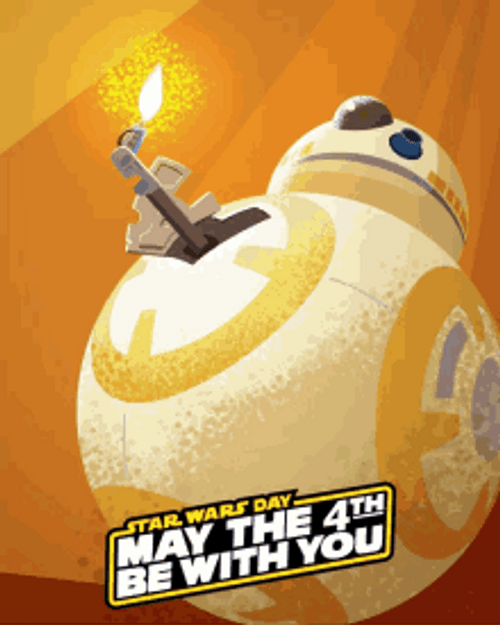 May The 4th Be With You Bb-8 Droid GIF