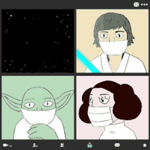 May The 4th Be With You Coronavirus Mask GIF