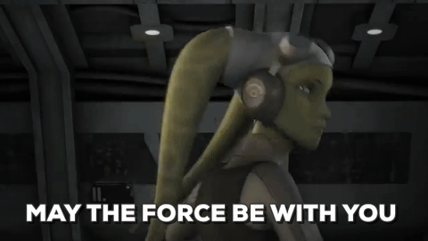 May The Force Be With You Hera Animation GIF