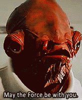 May The Force Be With You Starwars Akbar GIF